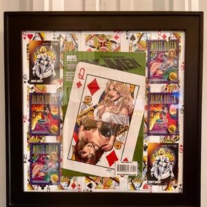 Marvel Black and White Comic Art Display